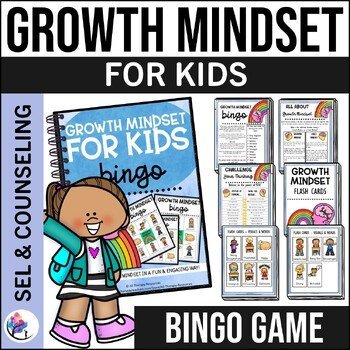 GROWTH MINDSET BINGO GAME I Fixed vs Growth Mindset SEL Activity for Students
