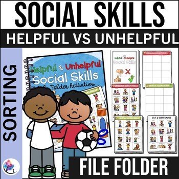 SOCIAL SKILLS ACTIVITIES & FRIENDSHIP SKILLS FILE FOLDER Worksheets Lesson