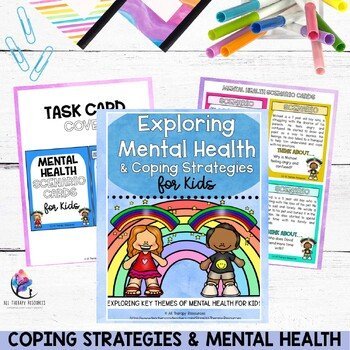COPING STRATEGIES VISUALS & MENTAL HEALTH ACTIVITIES for Kids Worksheets - Image 2