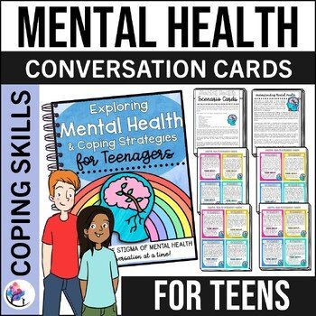 MENTAL HEALTH AWARENESS Coping Strategies Scenario Cards for Teens Adolescents
