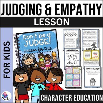 EMPATHY ACTIVITIES & JUDGING Lesson I Discrimination Prejudice Worksheets Lesson