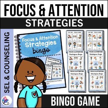 FOCUS & ATTENTION STRATEGIES - Bingo Game - Social Emotional Learning SEL