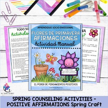 GROWTH MINDSET Positive Affirmations Love Bee Craft Activity - SPANISH VERSION - Image 2