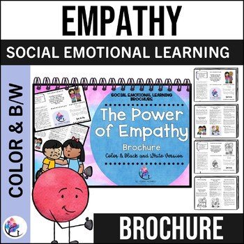 EMPATHY  Counseling Brochure for Kids - SEL School Counselor Resource