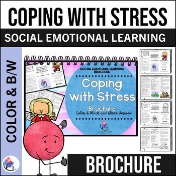 COPING WITH STRESS Counseling Brochure for Kids - SEL School Counselor Resource