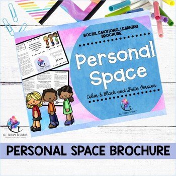 PERSONAL SPACE BROCHURE - School Counseling Brochure - SEL Counselor Resource - Image 2