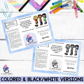 PERSONAL SPACE BROCHURE - School Counseling Brochure - SEL Counselor Resource - Image 4