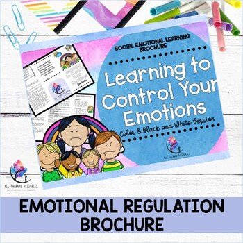 EMOTIONAL REGULATION BROCHURE - Learning to control your emotions & feelings - Image 2