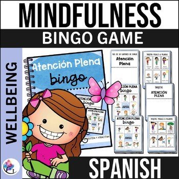 MINDFULNESS - Bingo Game - Social Emotional Learning SEL - SPANISH VERSION