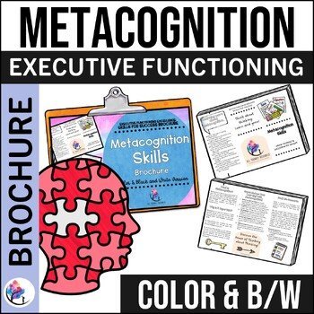 METACOGNITION BROCHURE - Executive Functioning Skills - School Counseling