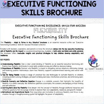 BROCHURE Flexibility I Social Emotional Learning & Executive Functioning - Image 3