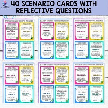 BULLYING Lesson & Scenario Cards for Teenagers I Counseling Activities & Lesson - Image 3