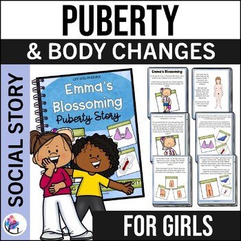 GIRL PUBERTY STORY - Changes in Body and Puberty Education for Girls