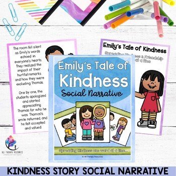 KINDNESS STORY Social Narrative - Using Kind Words - Sandpaper vs Cotton Words - Image 2