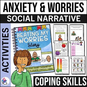 ANXIETY SOCIAL STORY - Anxiety Worksheets Coping Skills Anxiety Activities Worry