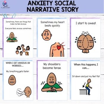 ANXIETY SOCIAL STORY - Anxiety Worksheets Coping Skills Anxiety Activities Worry - Image 3