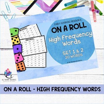 ON A ROLL - High Frequency Words - Sight Words - SET 1 & 2 (20 Words) - Image 2