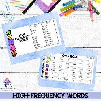 ON A ROLL - High Frequency Words - Sight Words - SET 1 & 2 (20 Words) - Image 4
