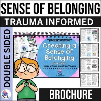 CREATING A SENSE OF BELONGING BROCHURE I Trauma-Informed Counseling