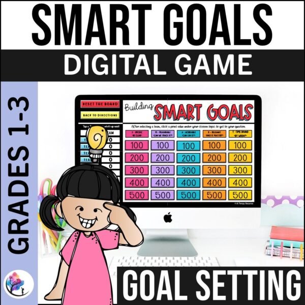 SMART GOALS Student Planning Digital Game - Goal Setting Activities Lesson SEL